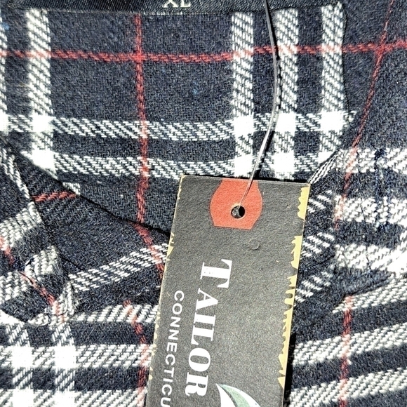 Tailor Vintage New With Tag Shacket Shirt Jacket Men's Plaid One Pocket Size XL - Picture 3 of 11